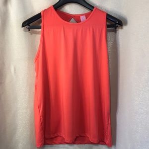 Size large Pink cool and colorful workout shirt.